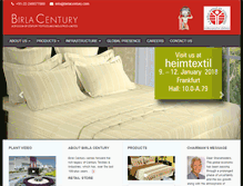 Tablet Screenshot of birlacentury.com